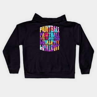 Paintball Player Gift Ideas Kids Hoodie